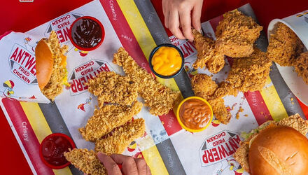 Nationale Dinerbon Antwerpen Antwerp Fried Chicken Mortsel