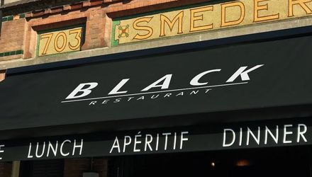Nationale Dinerbon Amsterdam Restaurant Black